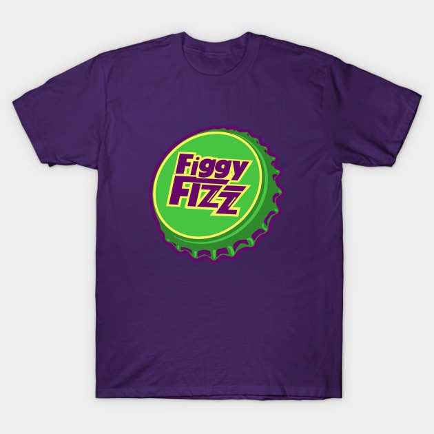 Retro Vintage Figgy Fizz Soda Bottlecap T-Shirt by StudioPM71